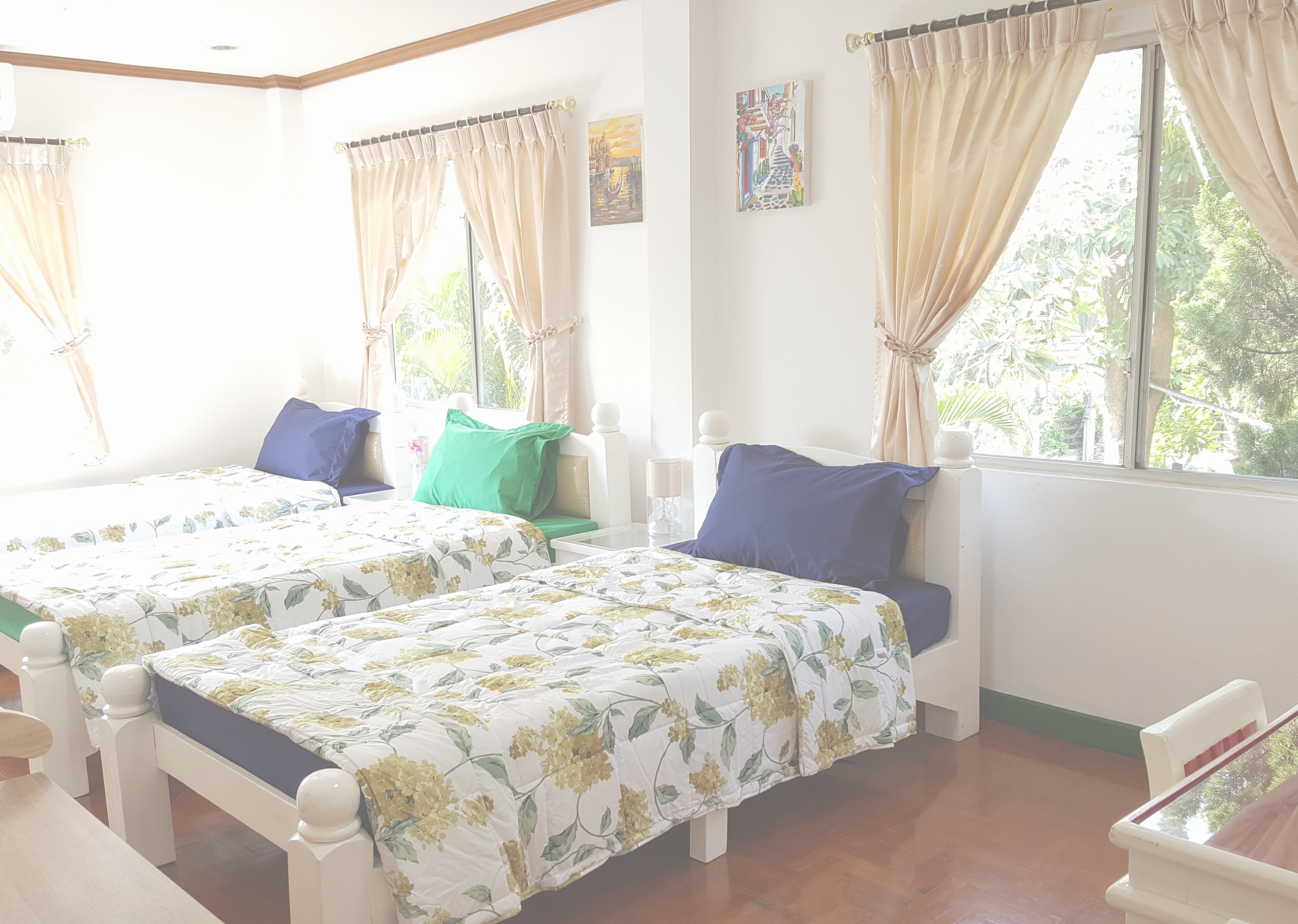 チェンマイの女性専用タイ古式マッサージスクール「V-チェンマイ」のドミトリー